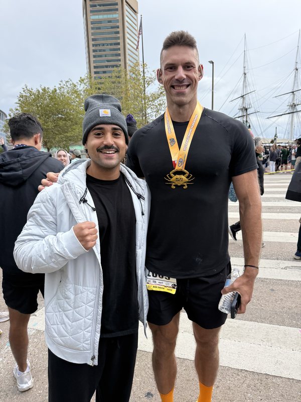 Clients at the 2026 Baltimore Running Festival